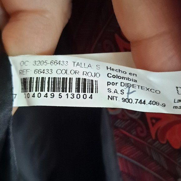 Arkitect lined feather multicolored paisley blazer, small - Picture 3 of 6